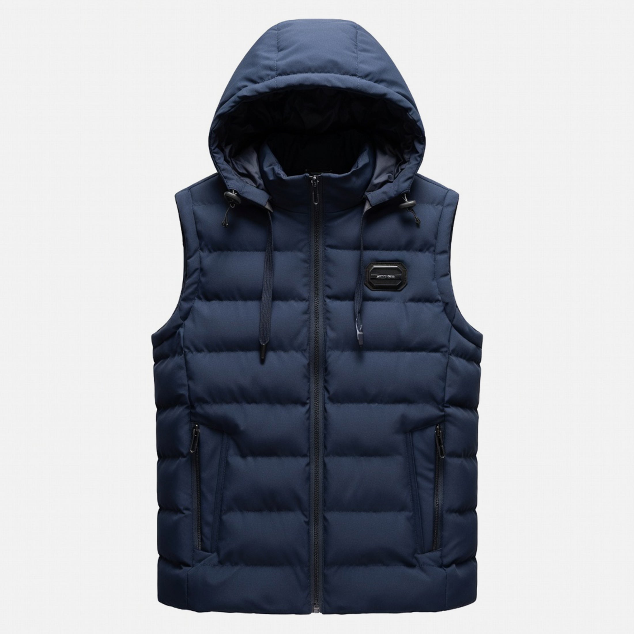 Gilet homme coton printemps léger style bomber sans manches casual