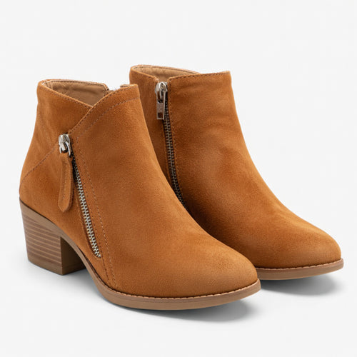 Bottes femme cuir orthopédiques été confort semelle ergonomique