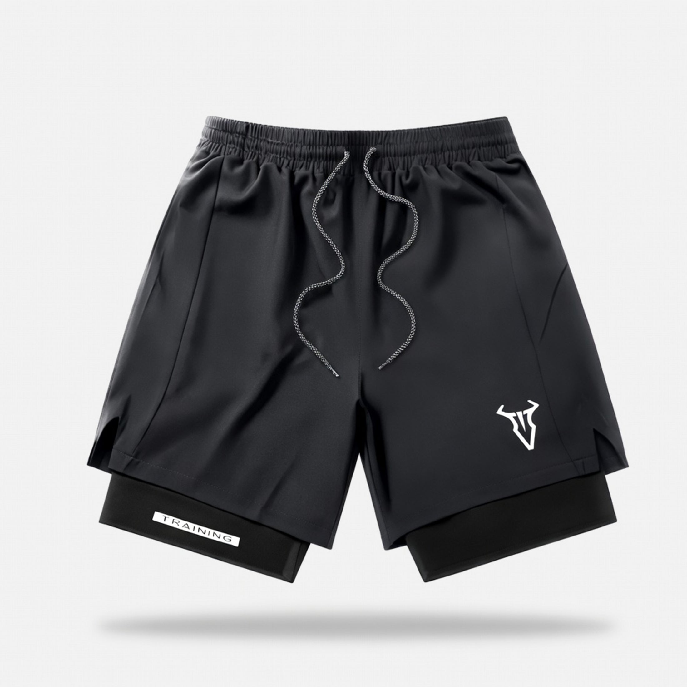 Short de sport homme coton athlétique géométrique été avec poches taille élastique