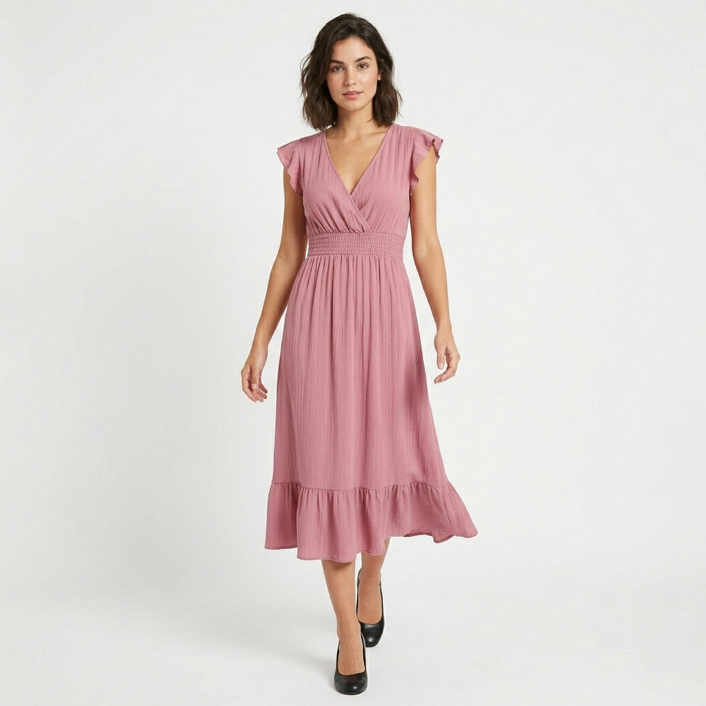 Robe élégante femme coton printemps été robe chic soirée
