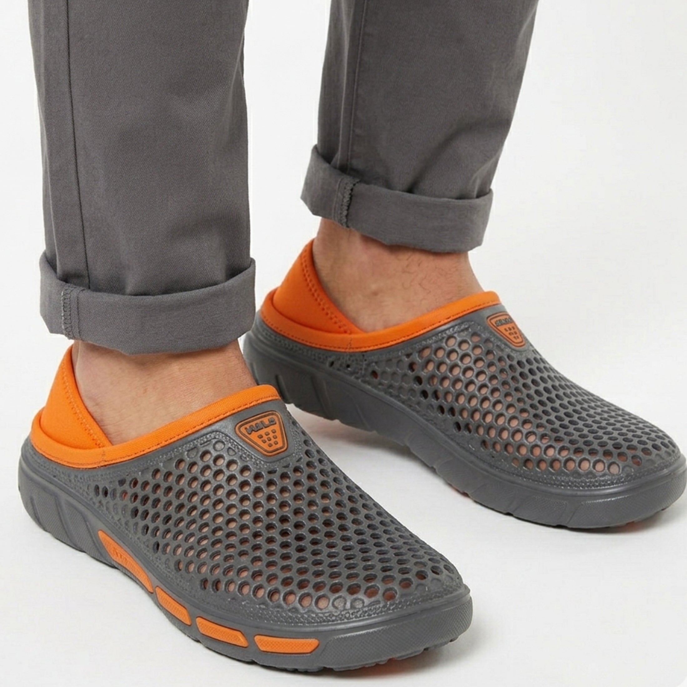 Sandales homme cuir fermées antidérapantes printemps été