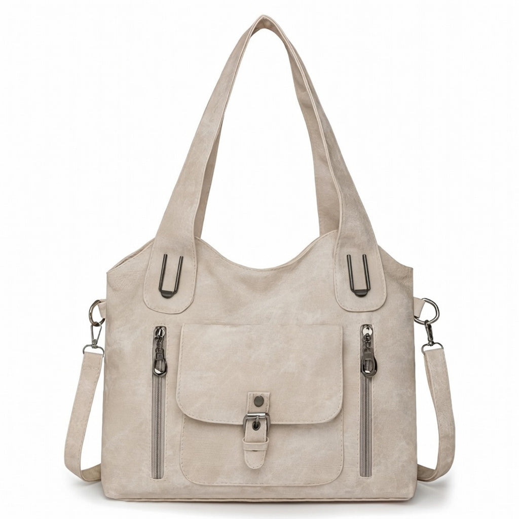 Sac cabas femme cuir rétro printemps été sac tote bandoulière détachable femme