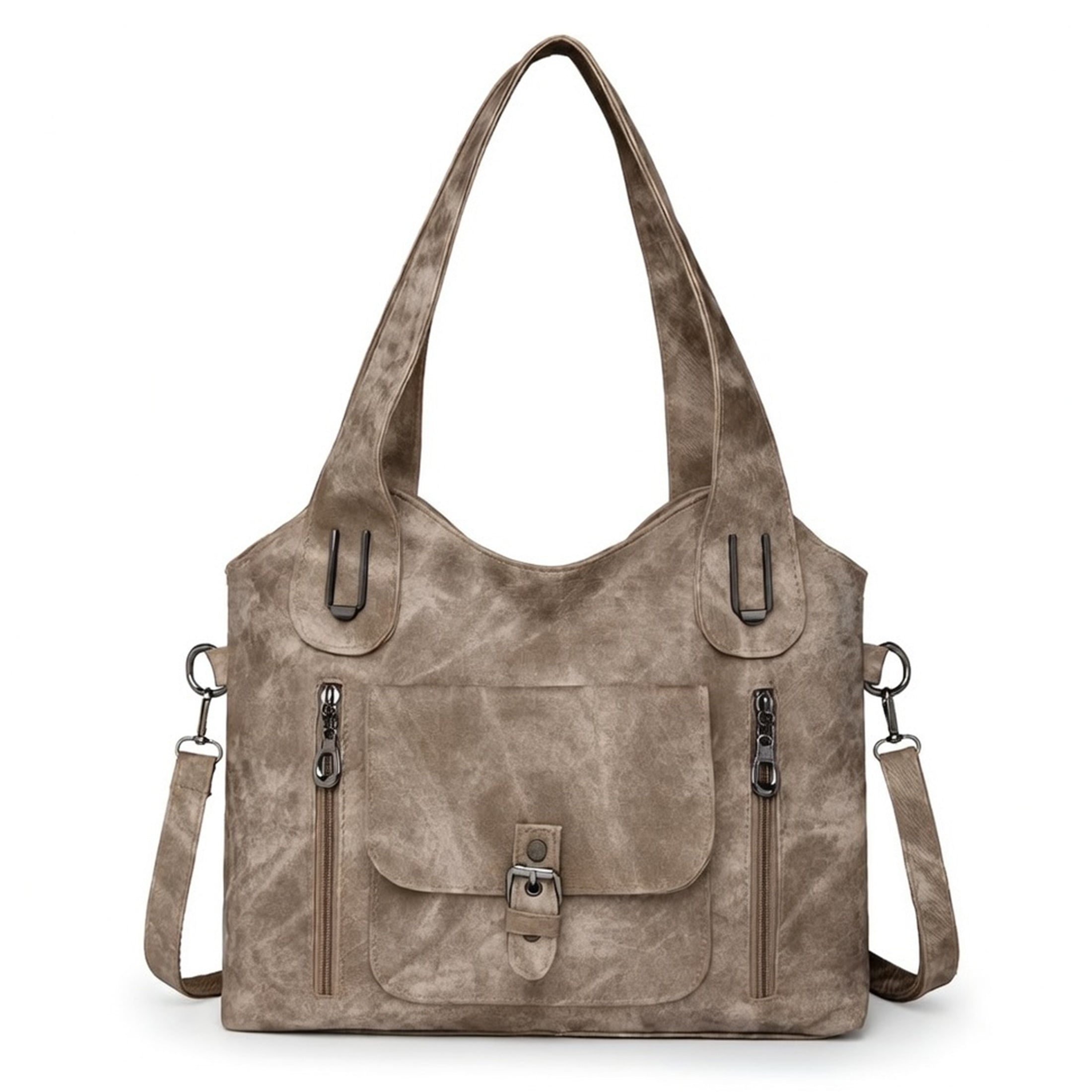 Sac cabas femme cuir rétro printemps été sac tote bandoulière détachable femme