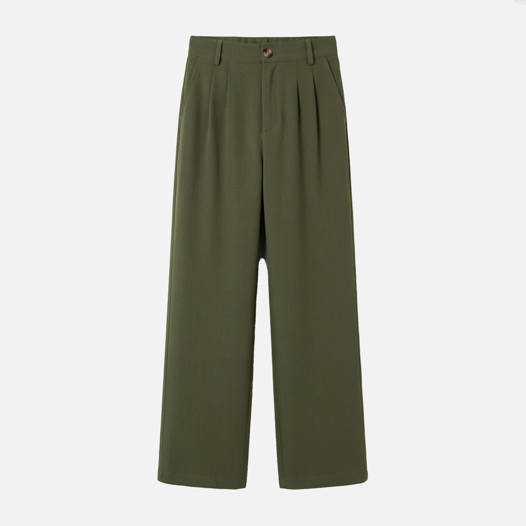 Pantalon femme plissé coton casual taille élastique printemps été pantalon fluide femme