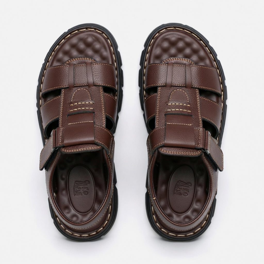 Sandales homme cuir plage printemps été
