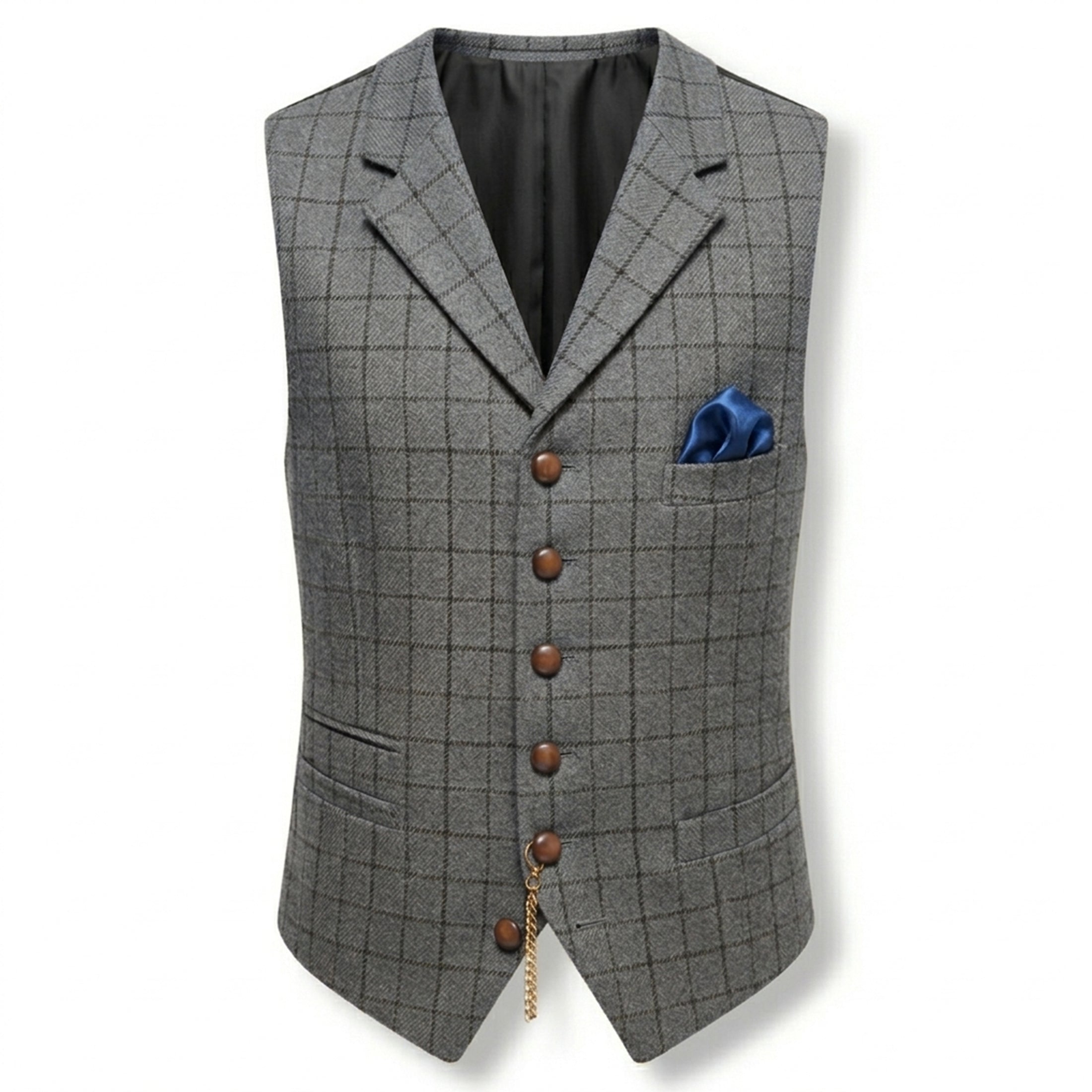 Gilet homme vintage en laine mérinos pour l’hiver