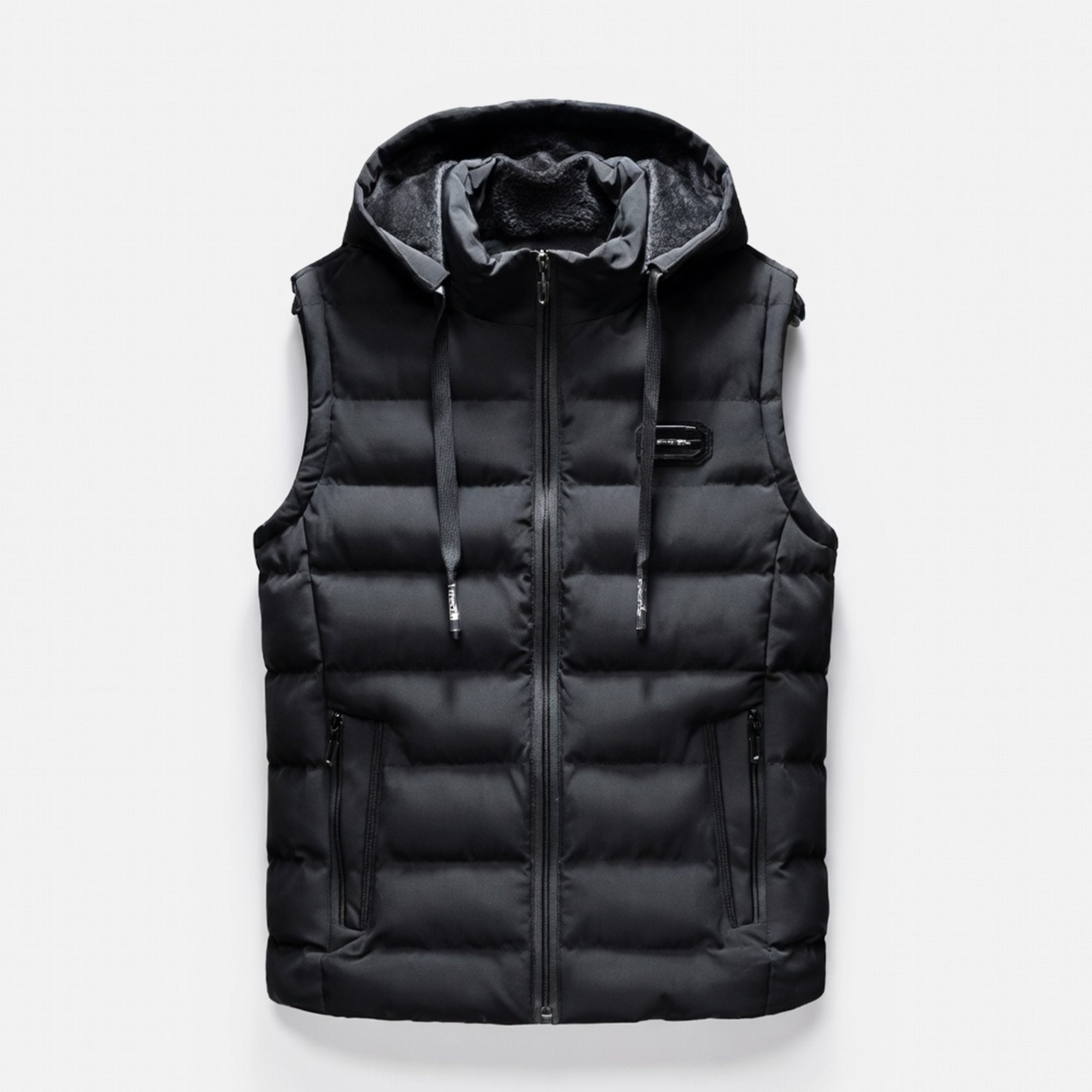Gilet homme coton printemps léger style bomber sans manches casual