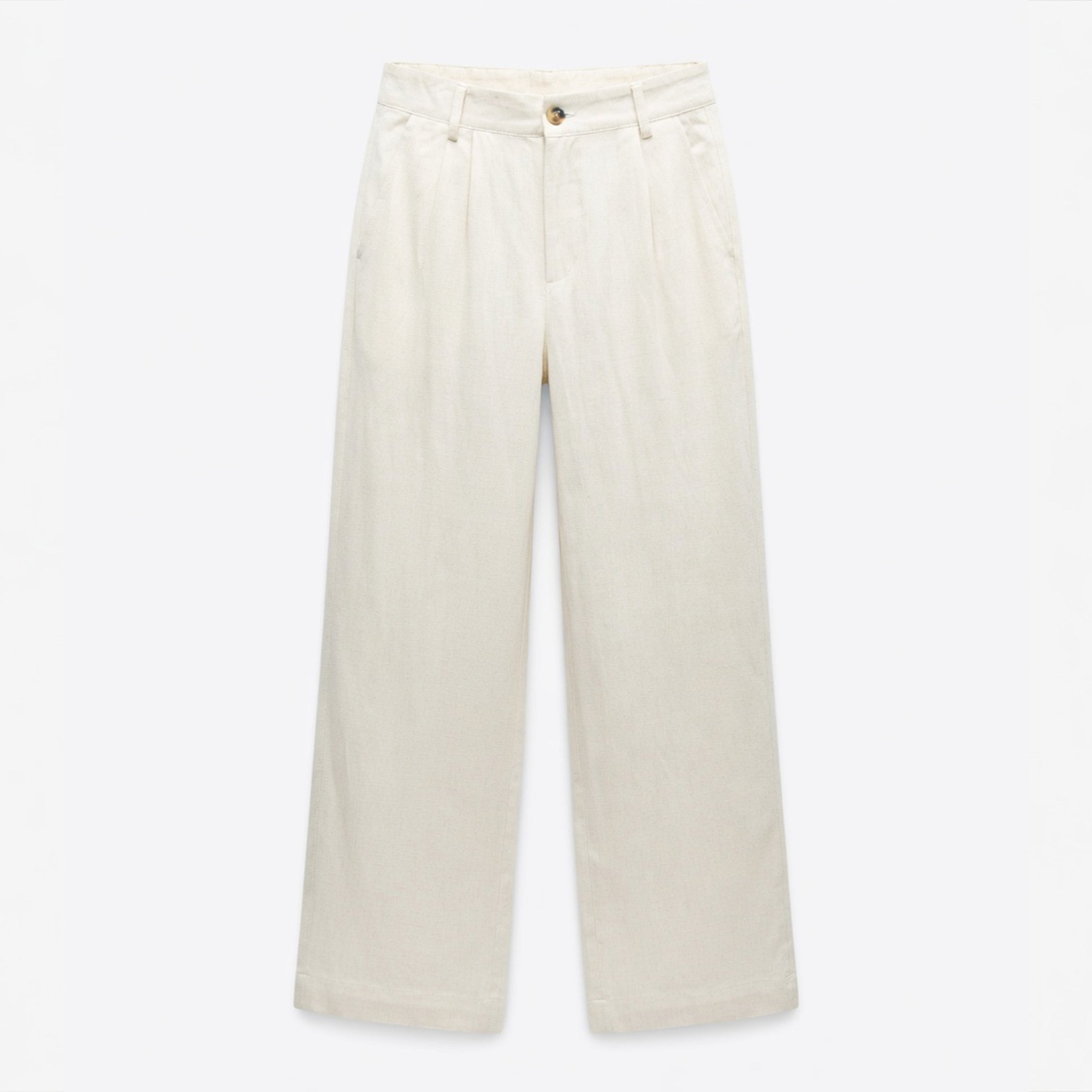 Pantalon femme plissé coton casual taille élastique printemps été pantalon fluide femme