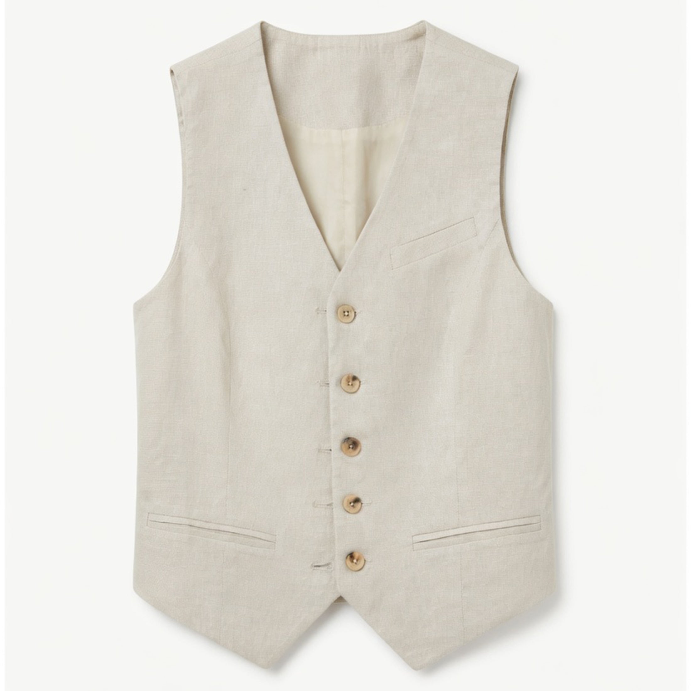 Gilet femme cintré coton élégant décontracté