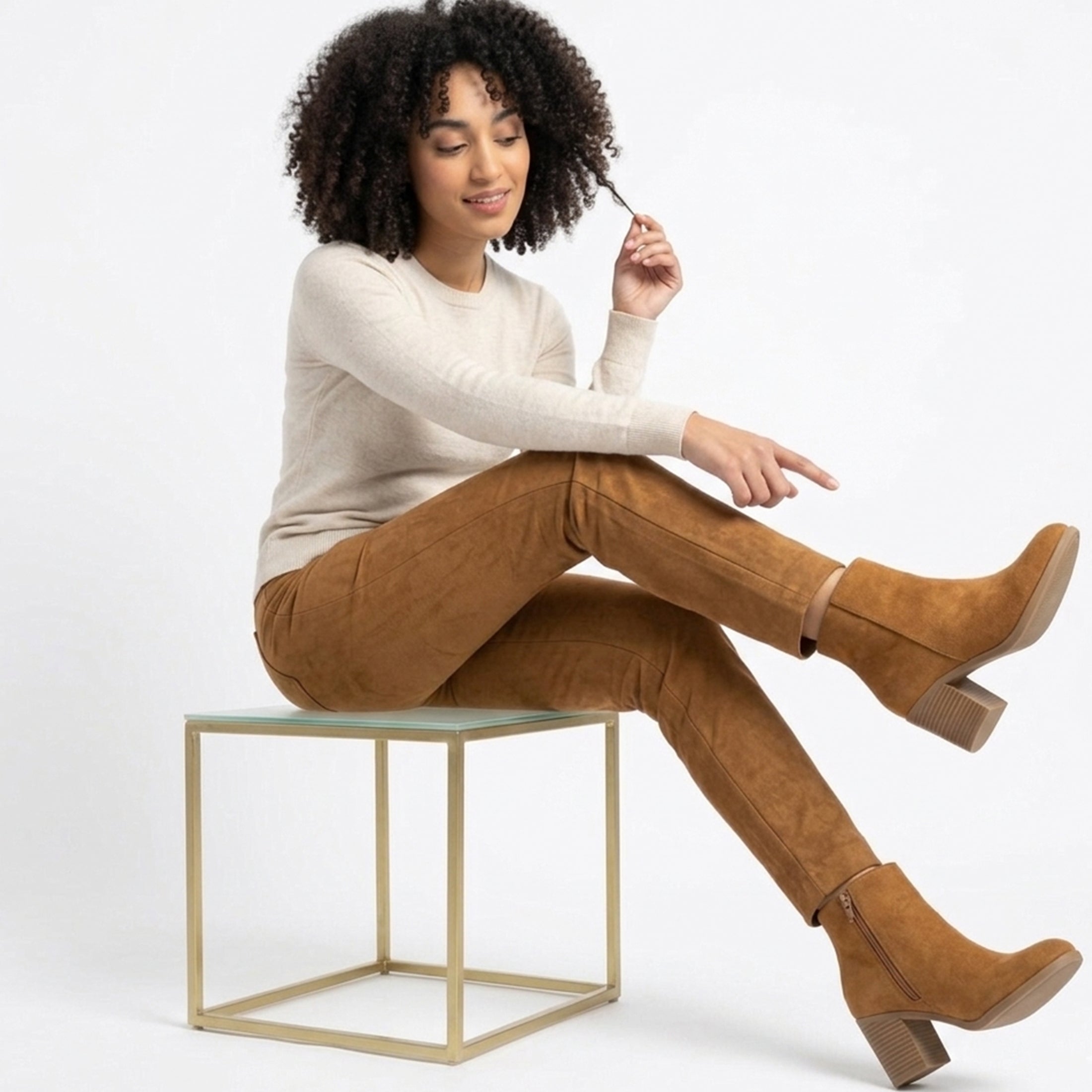 Bottes femme cuir orthopédiques été confort semelle ergonomique