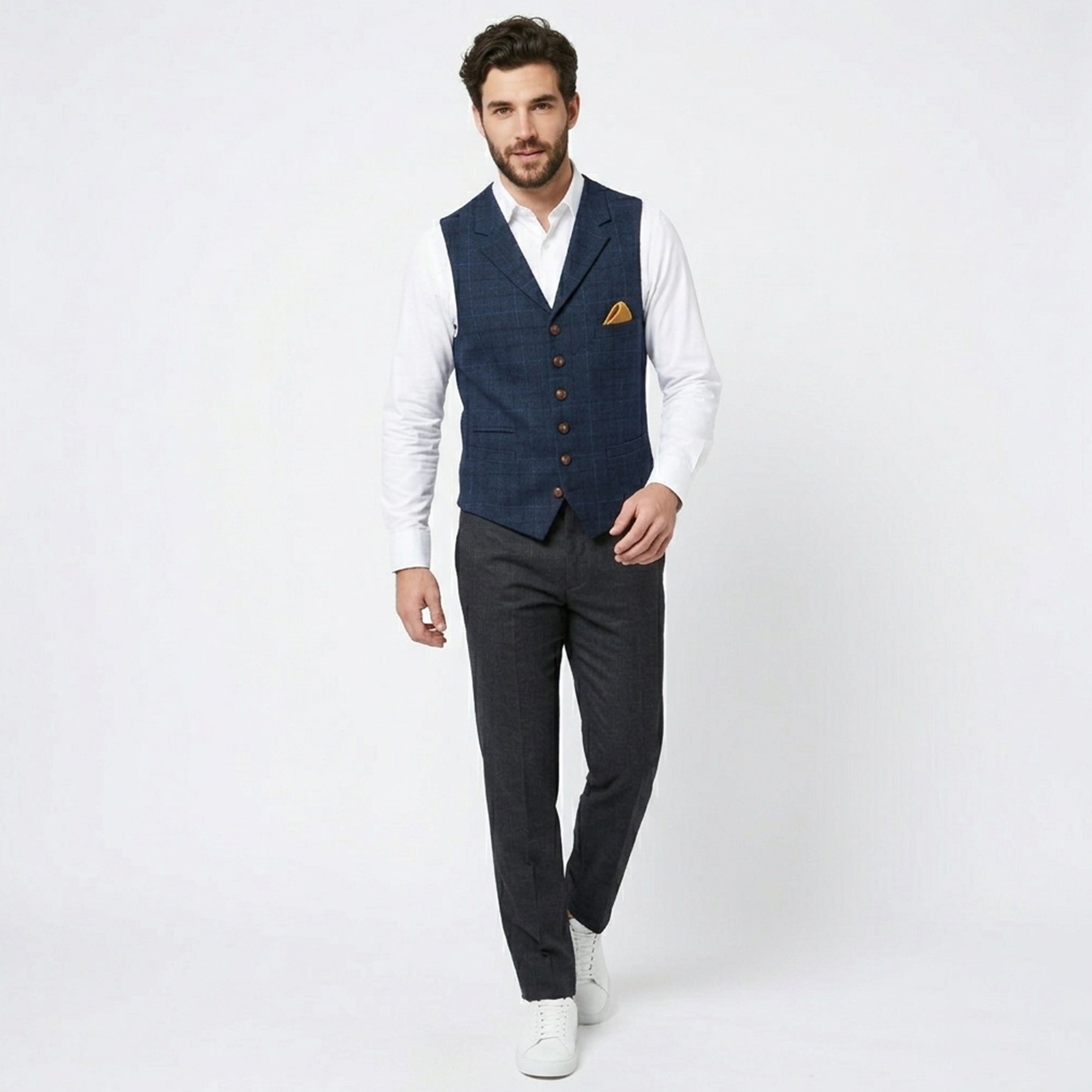 Gilet homme vintage en laine mérinos pour l’hiver