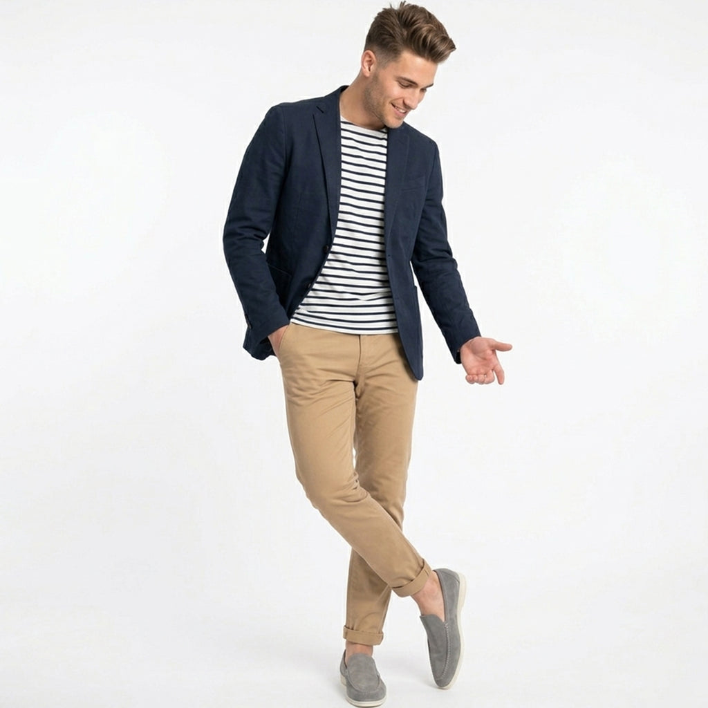 Mocassins homme en cuir style classique pour le printemps