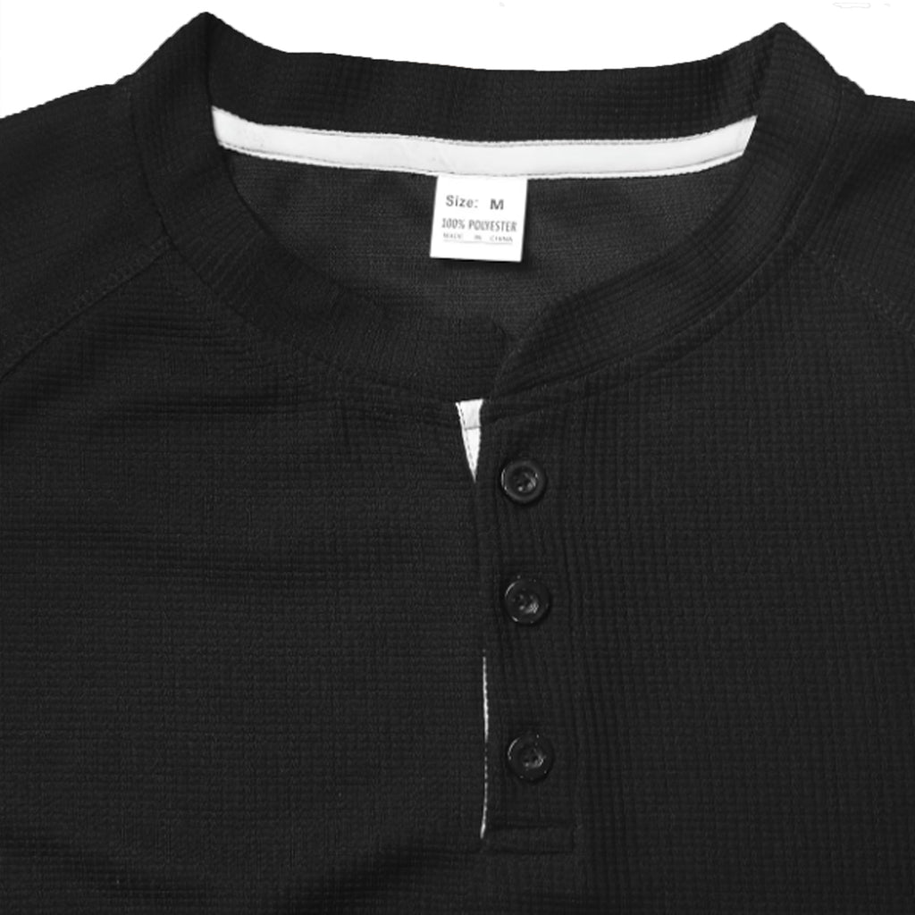 T-shirt homme manches longues coton col rond printemps-été pullover casual