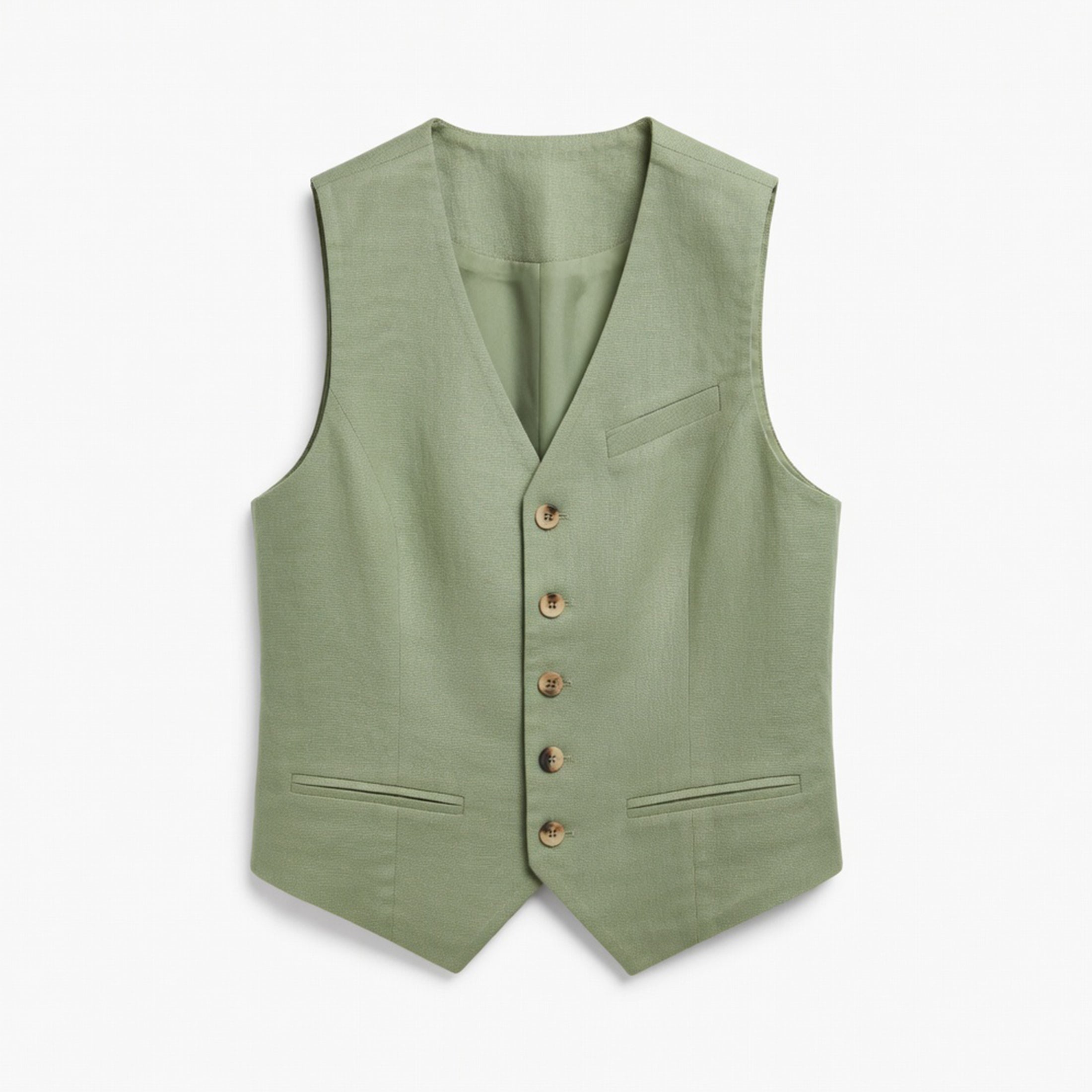 Gilet femme cintré coton élégant décontracté
