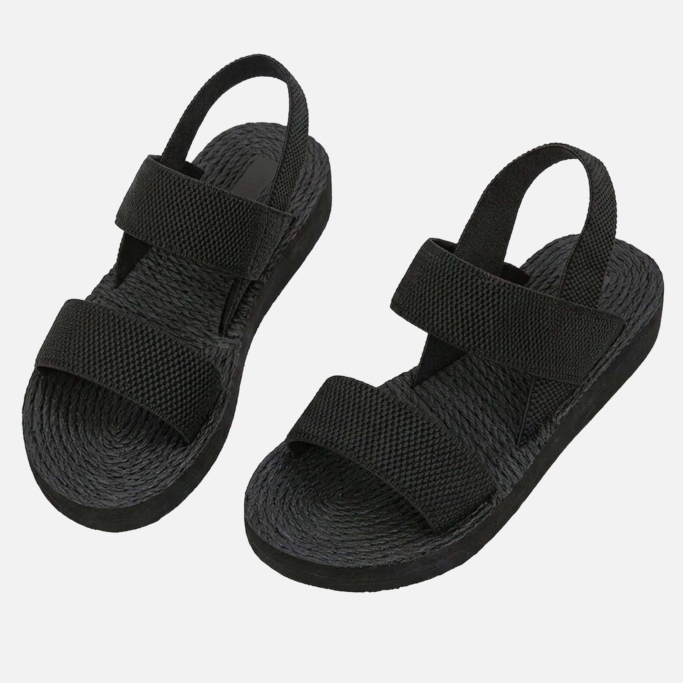 Sandales femme compensées cuir été