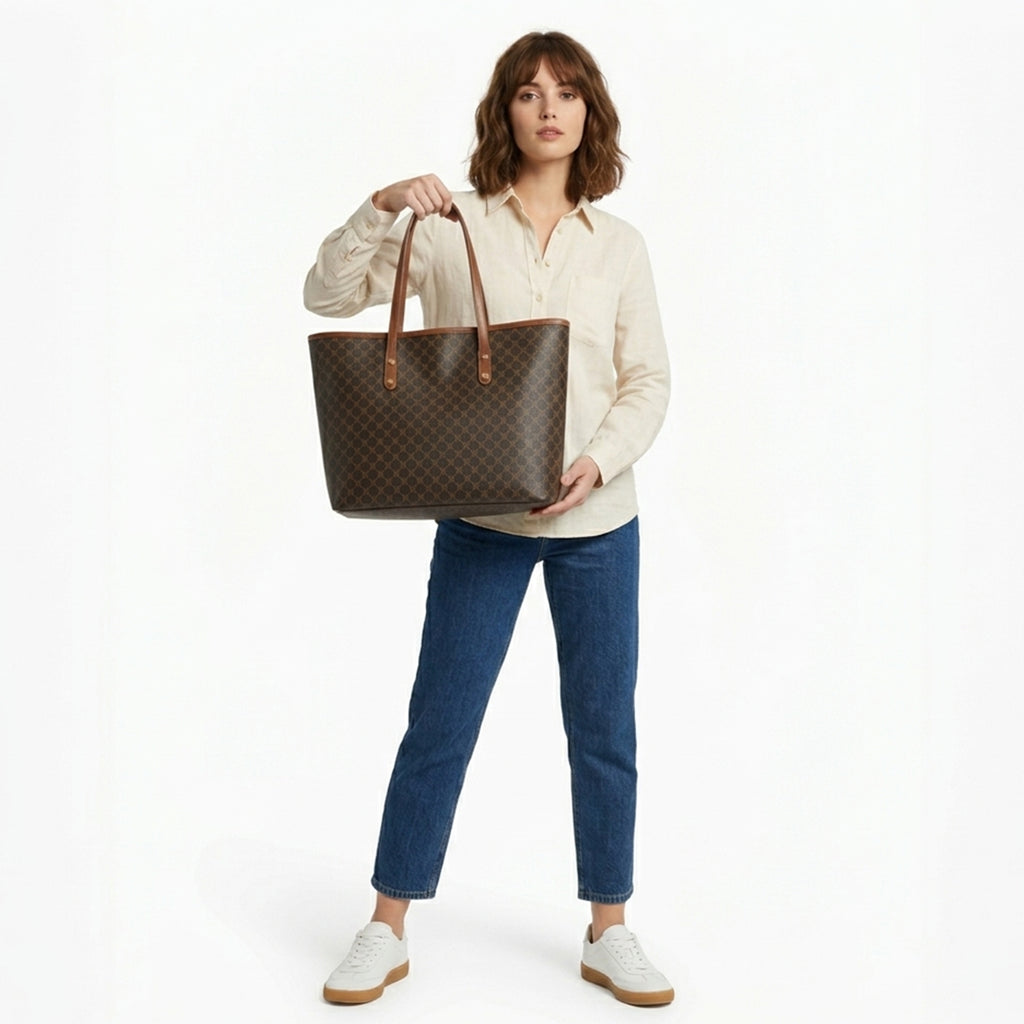 Sac cabas femme cuir vintage printemps été sac tote femme décontracté