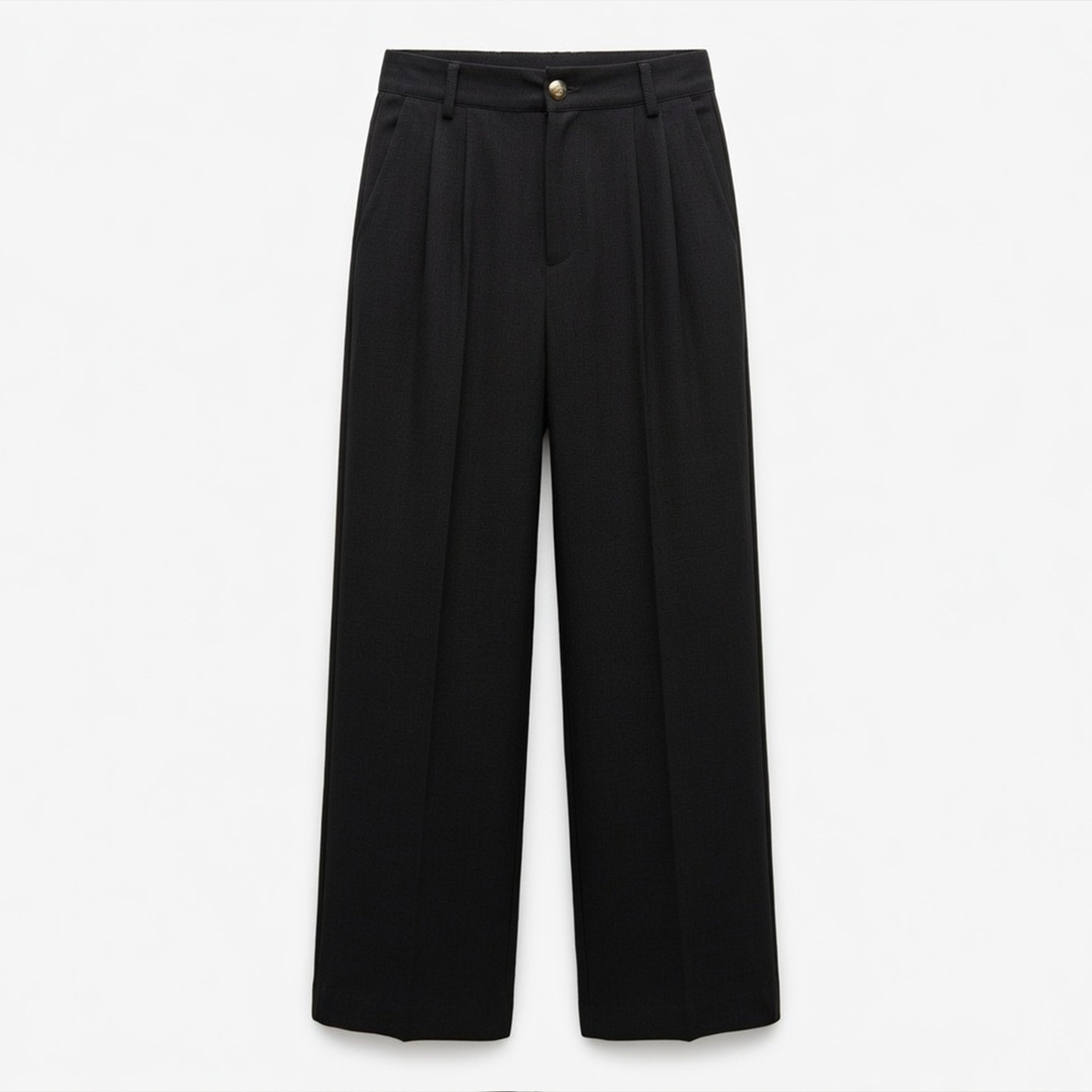 Pantalon femme plissé coton casual taille élastique printemps été pantalon fluide femme