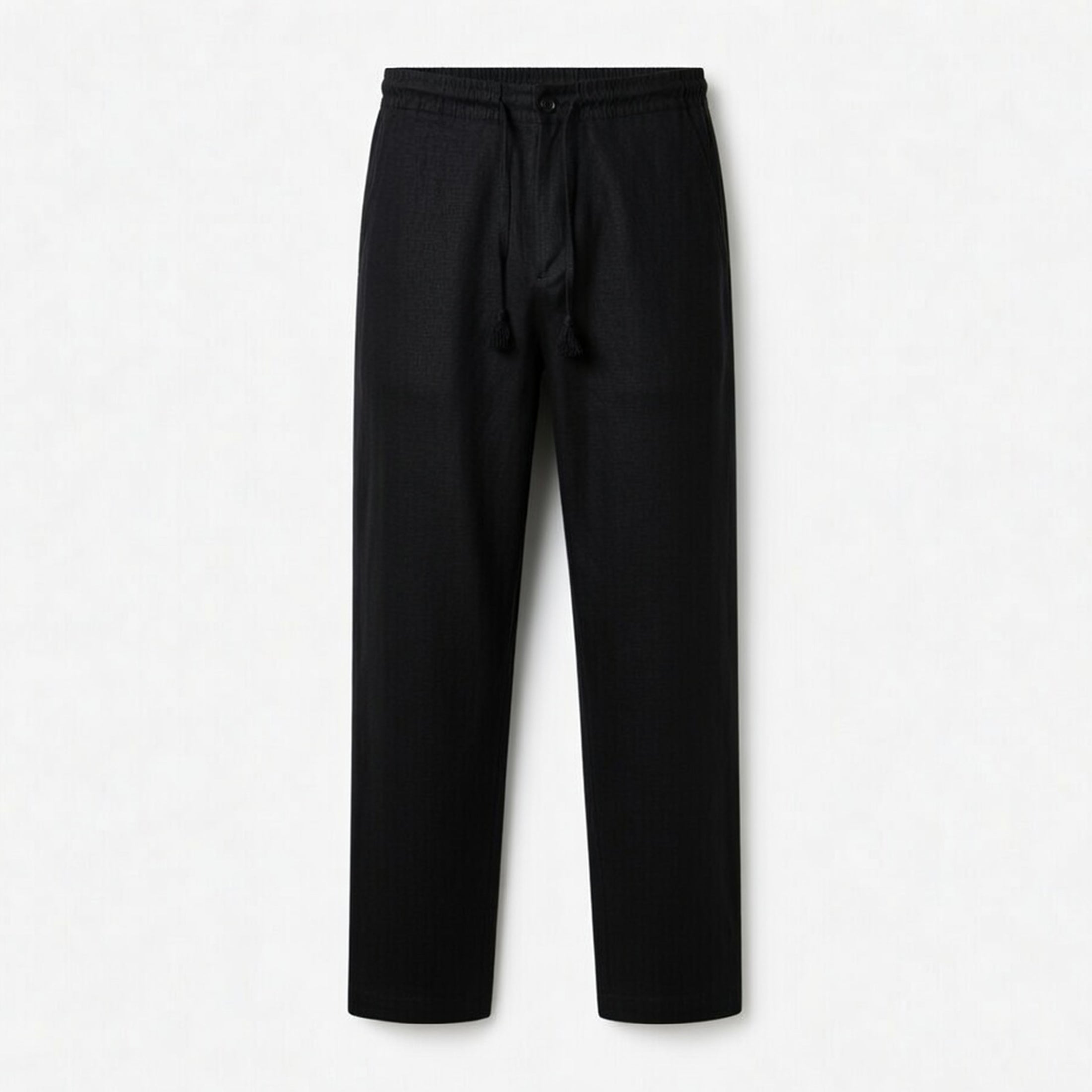 Pantalon homme lin été pantalon casual respirant tenue quotidienne