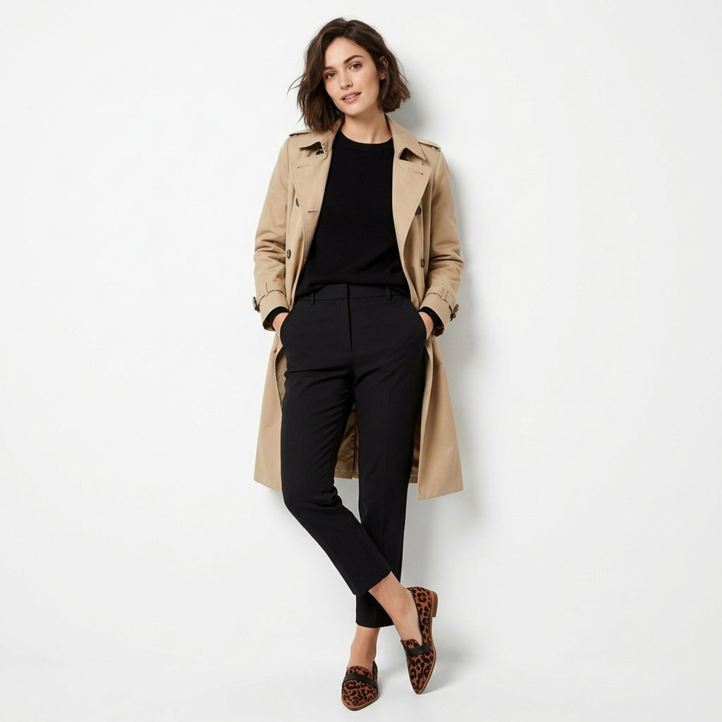 Mocassins femme luxe en daim mi-saison confortable