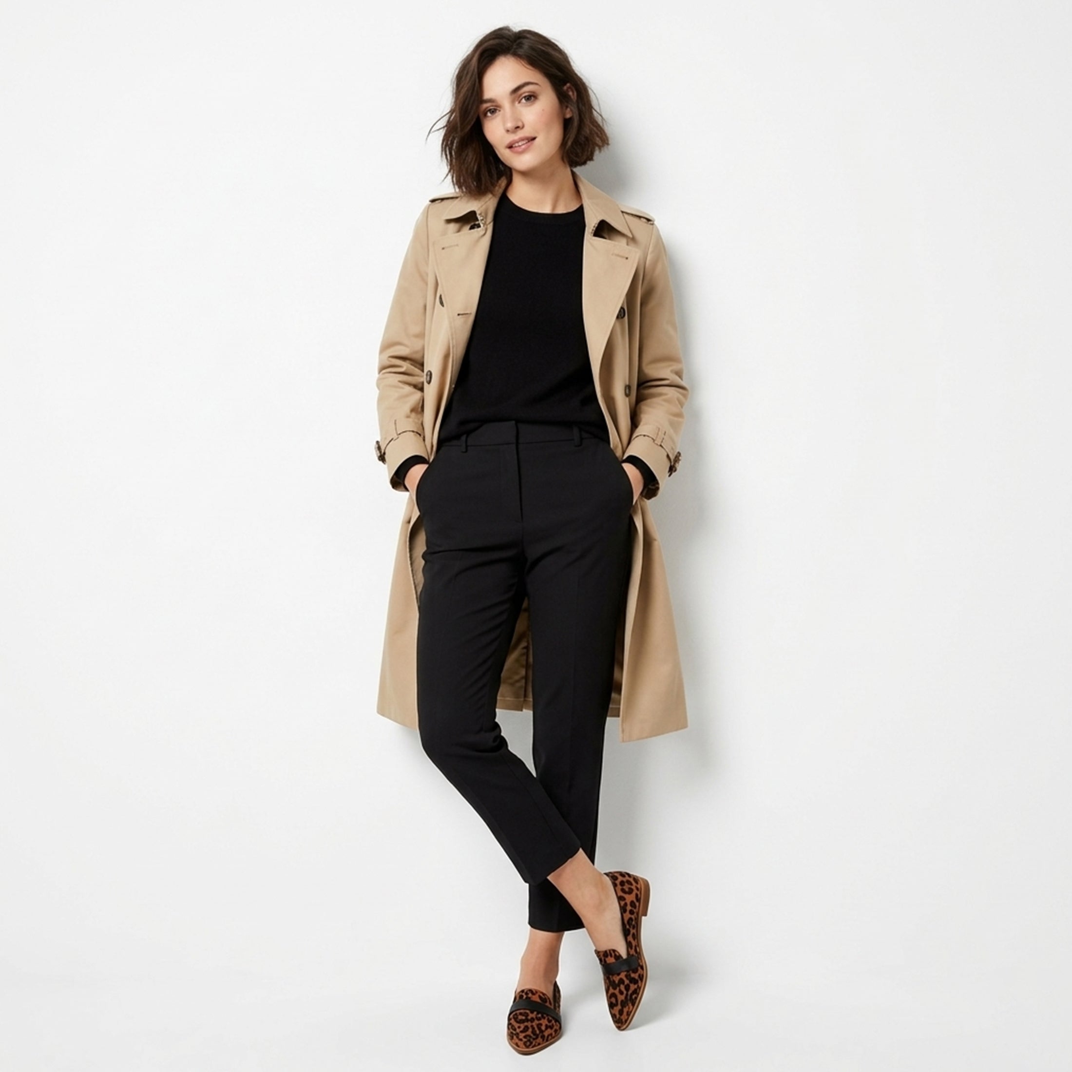Mocassins femme luxe en daim mi-saison confortable