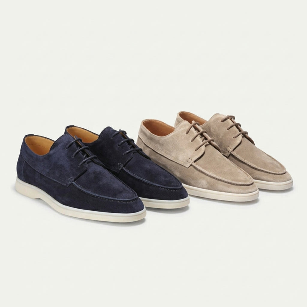 Chaussures homme slip-on cuir semelle légère été confort