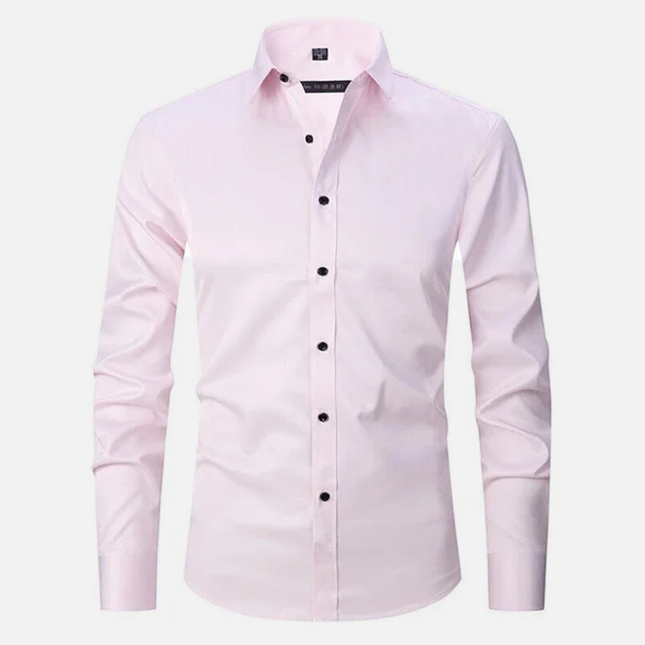 Chemise homme coton stretch infroissable été coupe ajustée