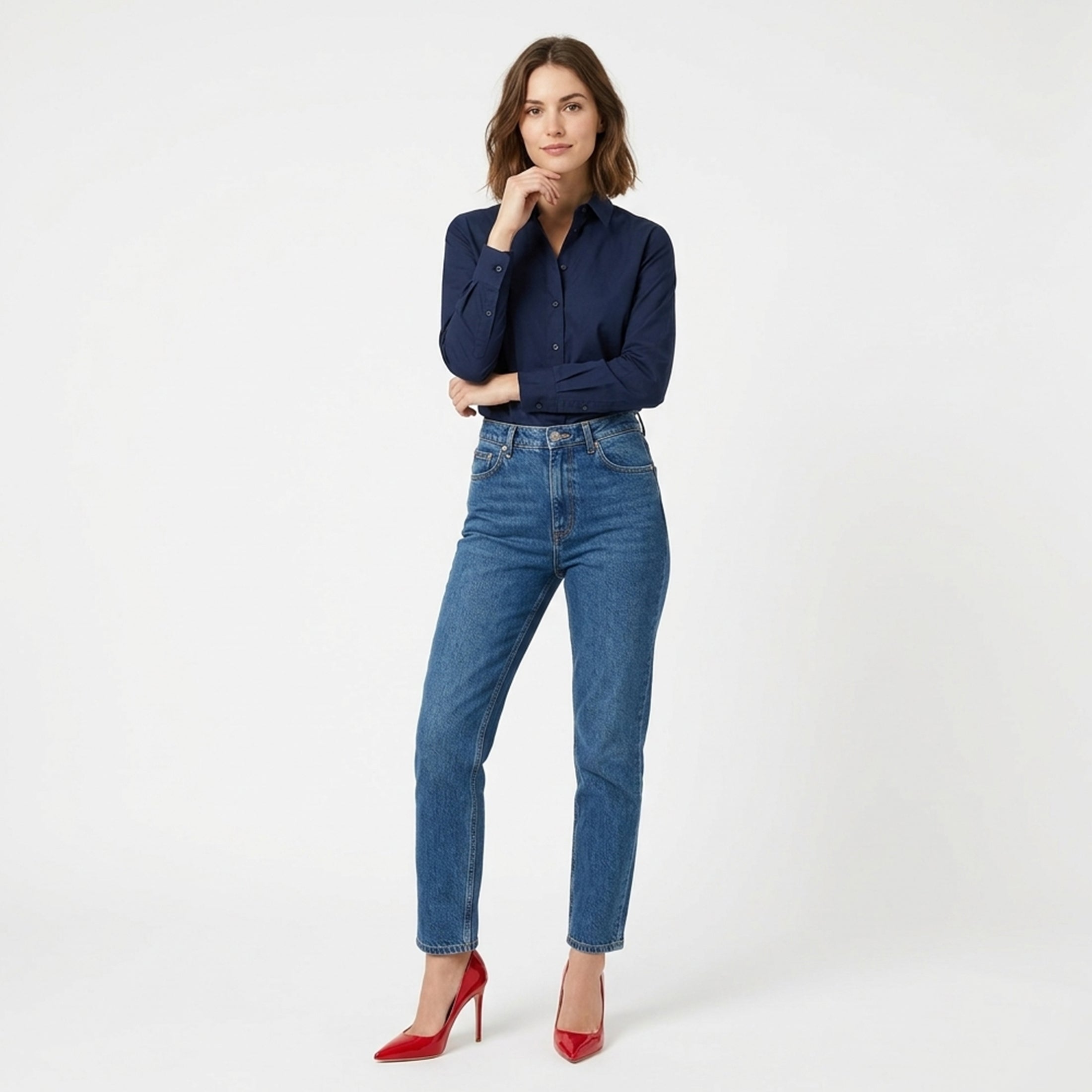 Escarpins femme cuir printemps été talons hauts élégants classiques