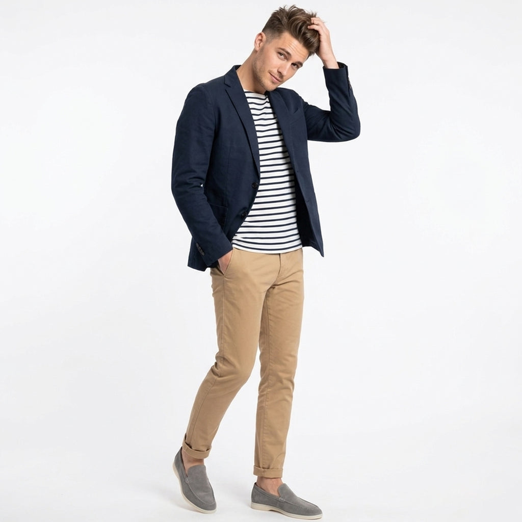 Mocassins homme en cuir style classique pour le printemps