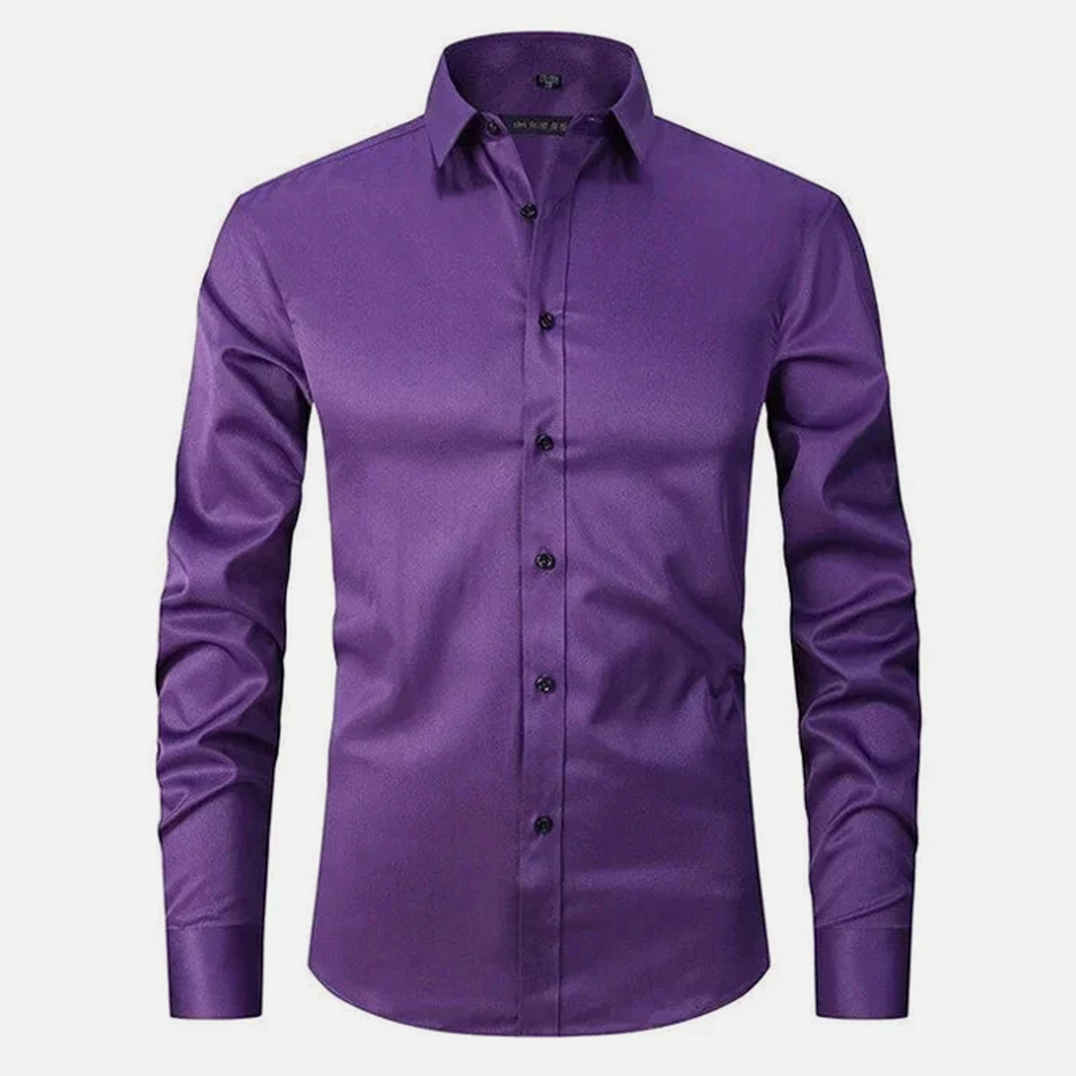 Chemise homme coton stretch infroissable été coupe ajustée