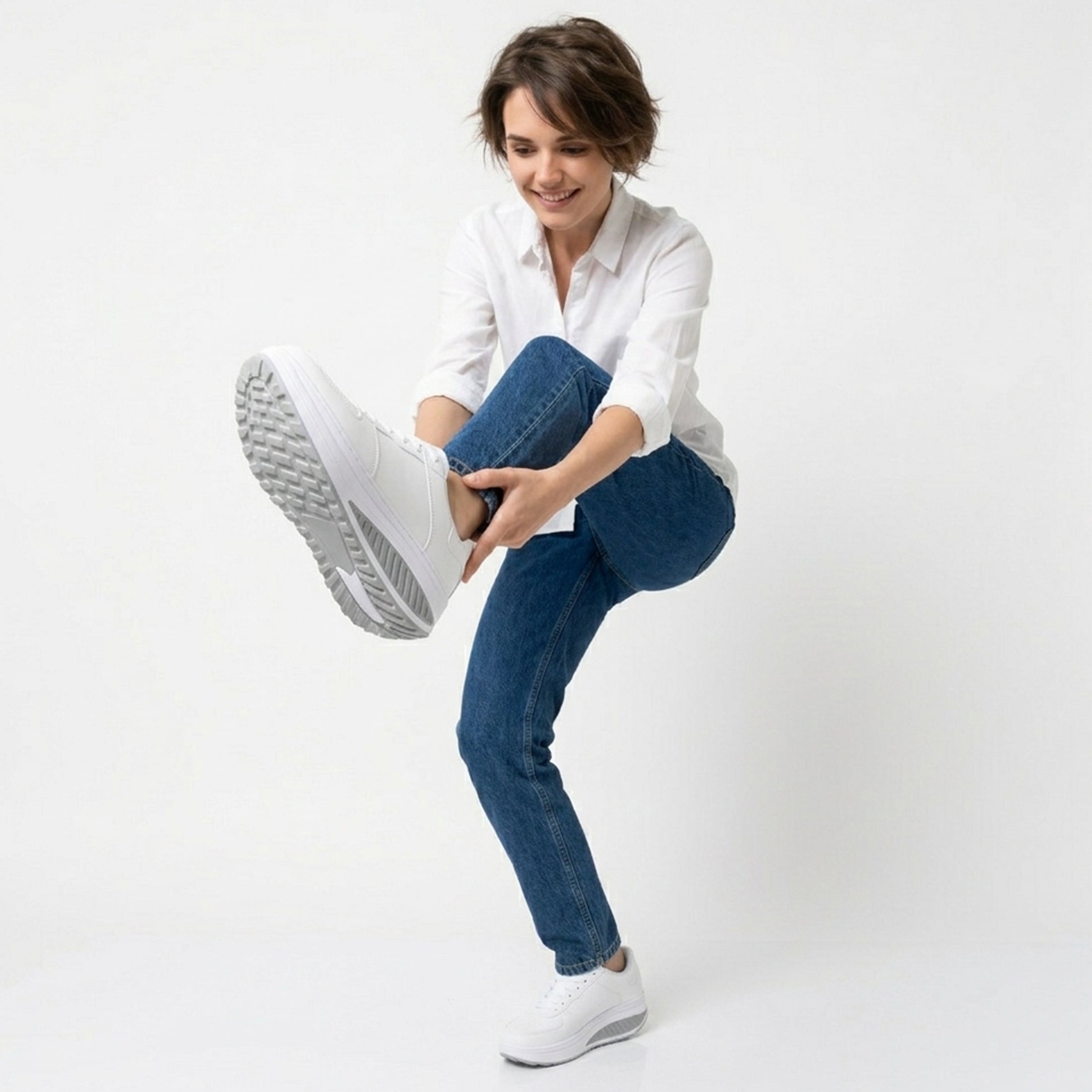 Chaussures femme orthopédiques cuir été confort semelle ergonomique