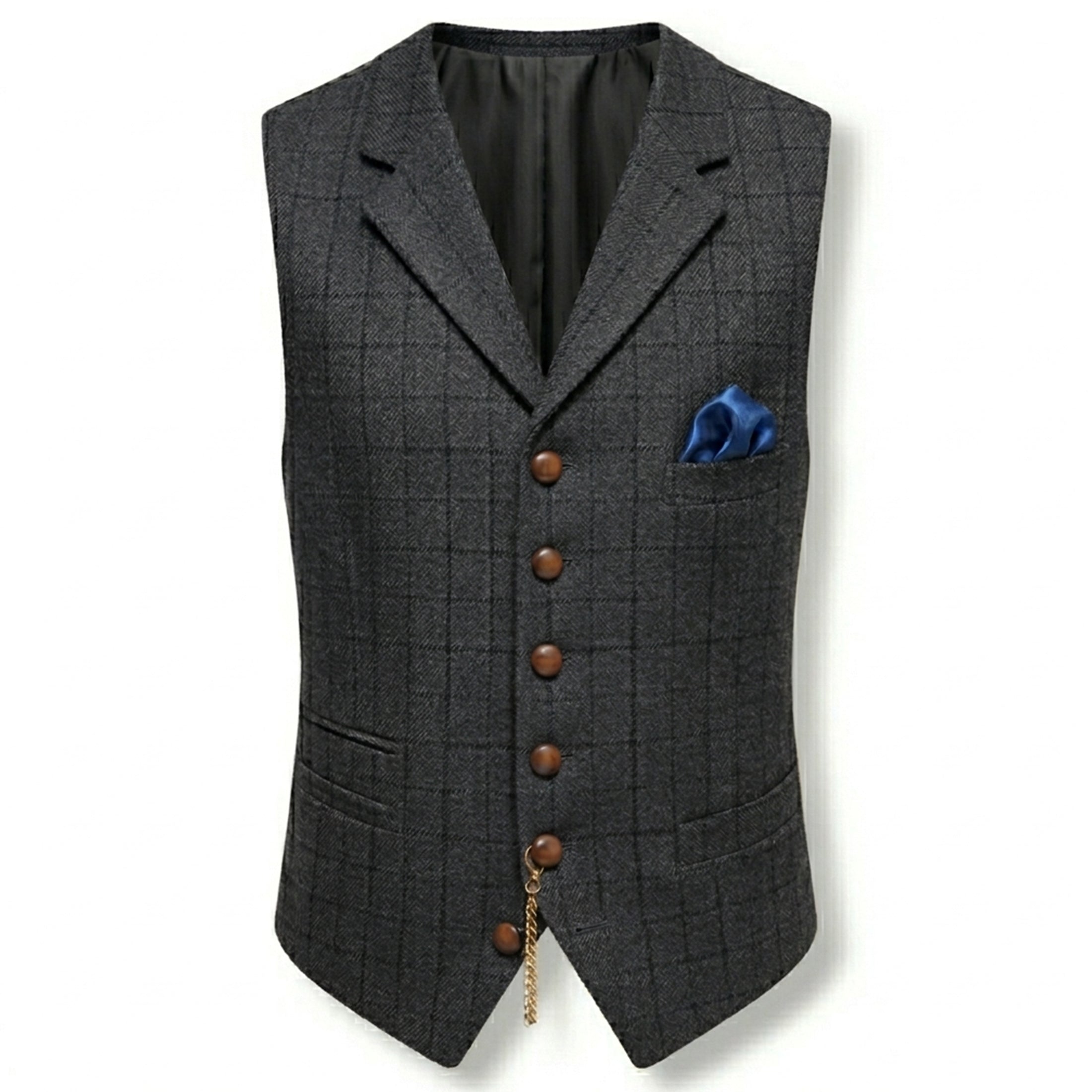 Gilet homme vintage en laine mérinos pour l’hiver