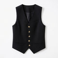 Gilet femme cintré coton élégant décontracté