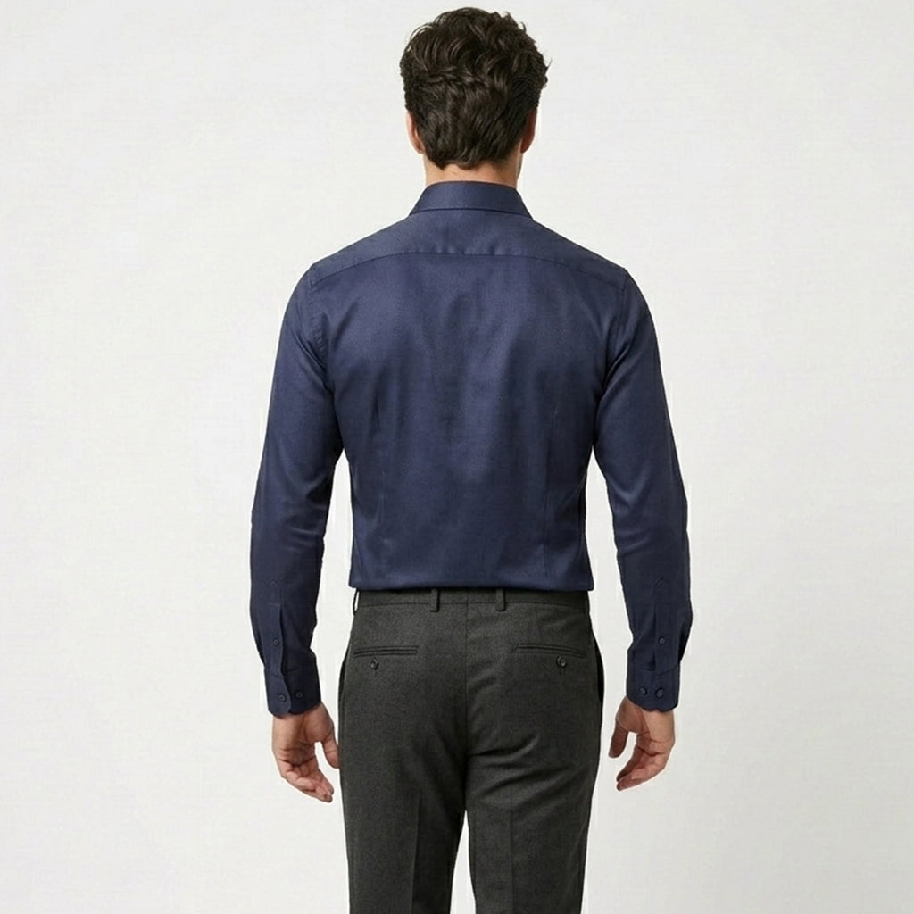 Chemise homme coton stretch infroissable été coupe ajustée