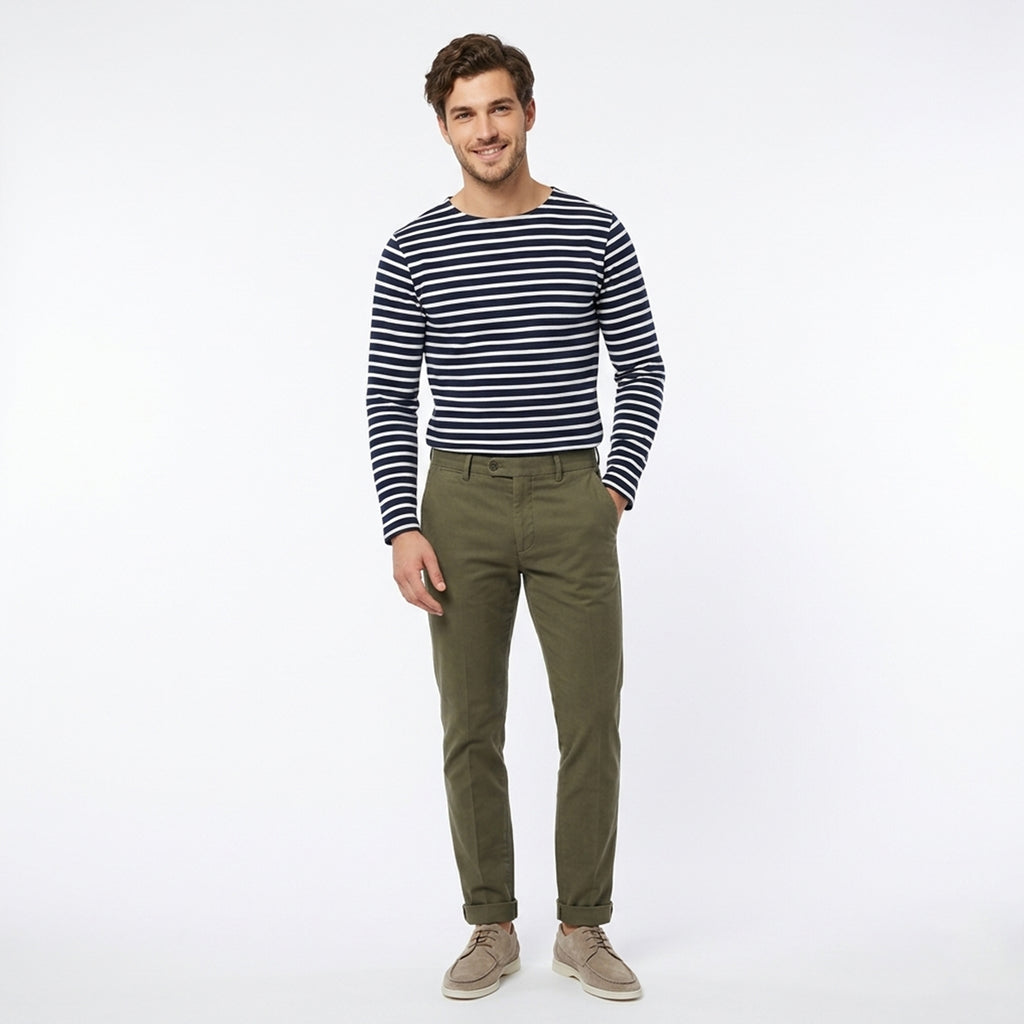Chaussures homme slip-on cuir semelle légère été confort