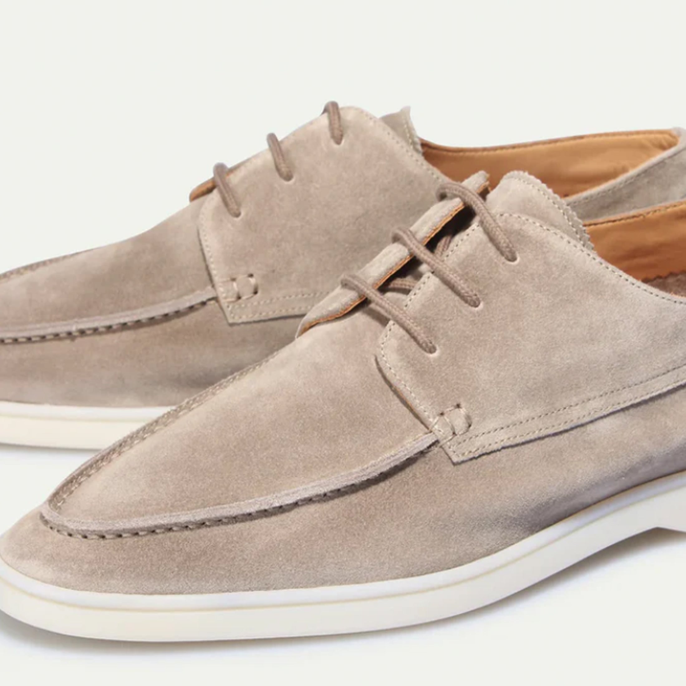 Chaussures homme slip-on cuir semelle légère été confort