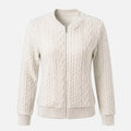Veste femme coton mi-saison printemps automne style sweat zippé