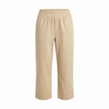 Pantalon large femme taille haute coton fluide printemps été