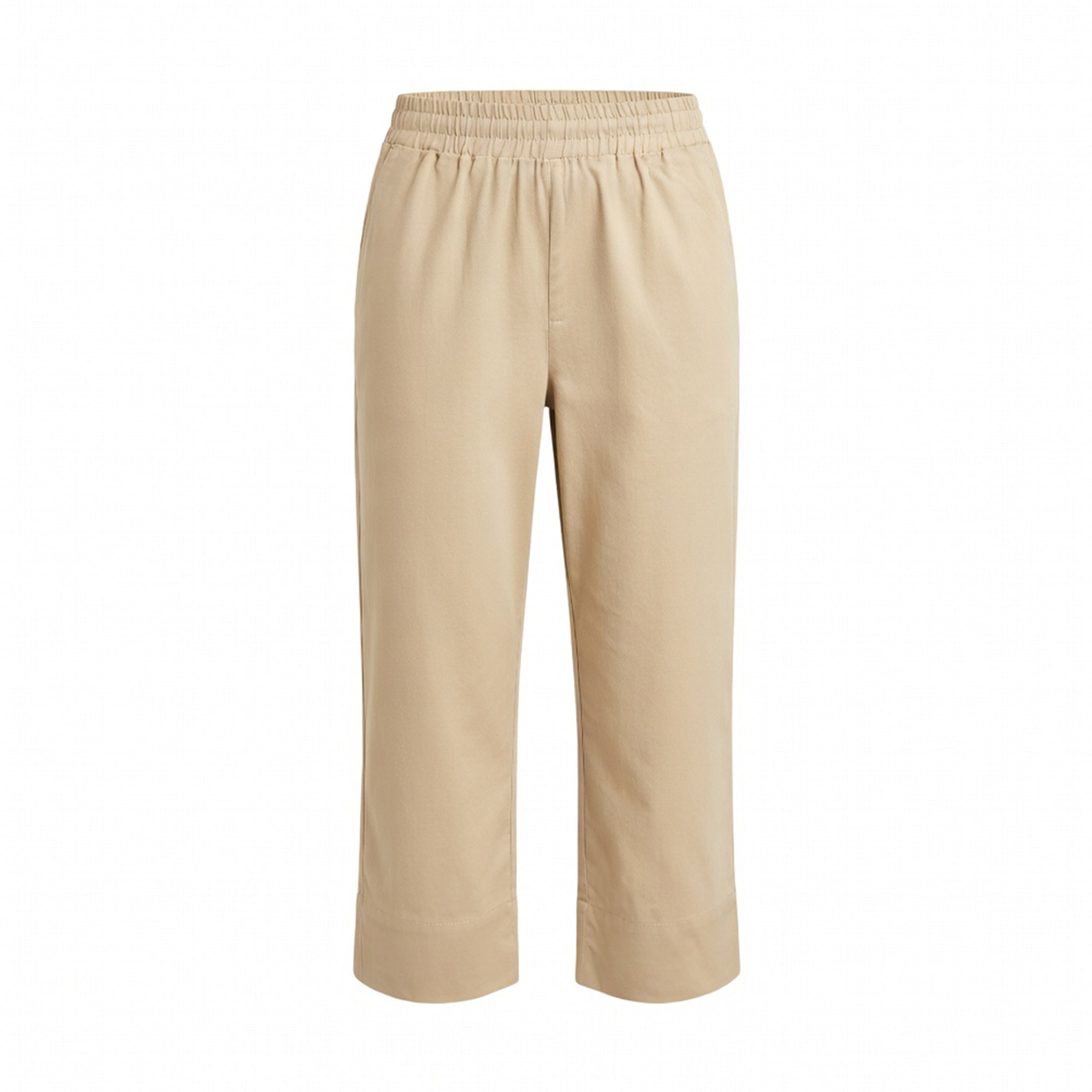 Pantalon large femme taille haute coton fluide printemps été